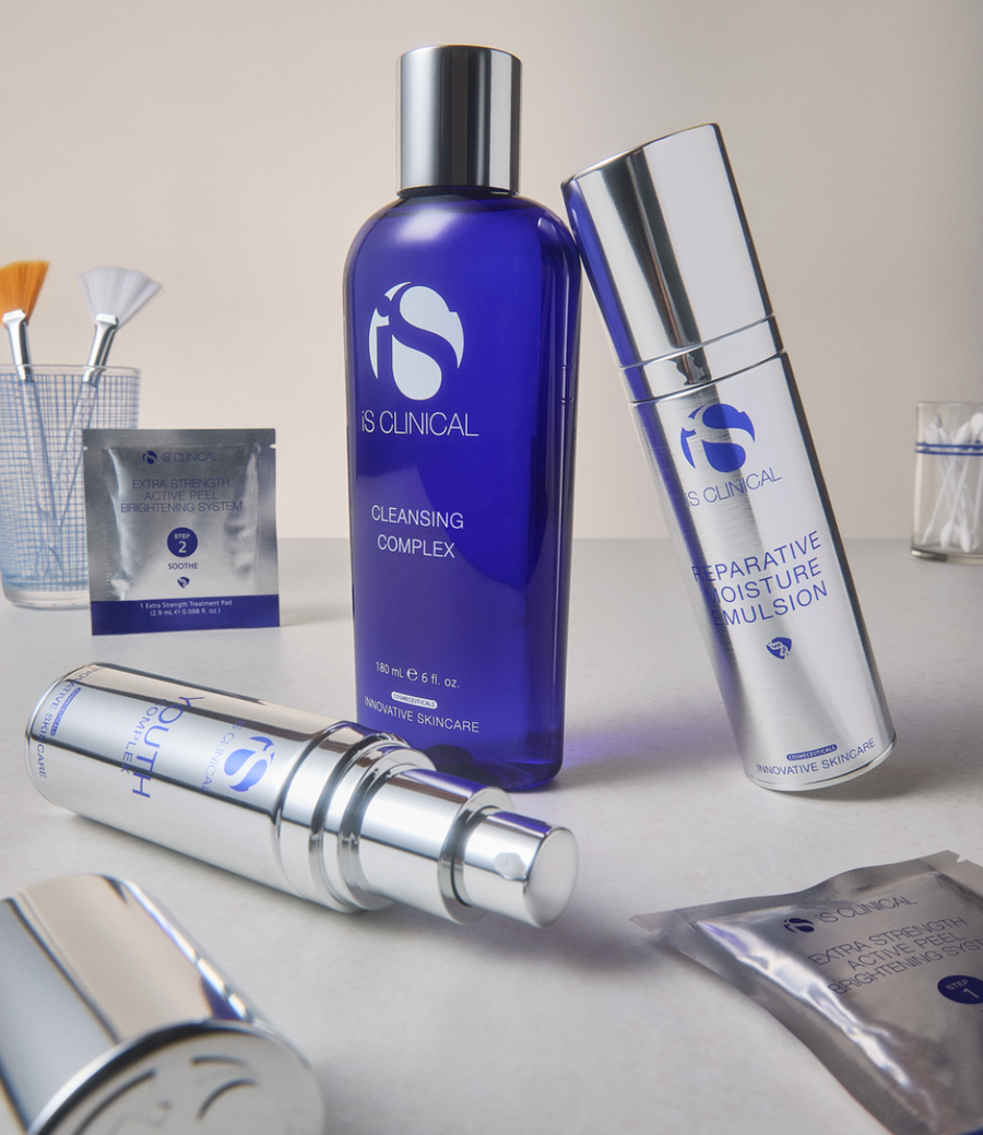 iS Clinical Cleansing Complex, Reparative Moisture Emulsion and Youth Complex