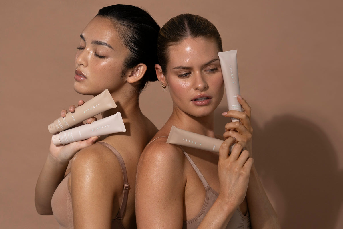Airyday SPF50+ Dreamscreen tubes laid flat