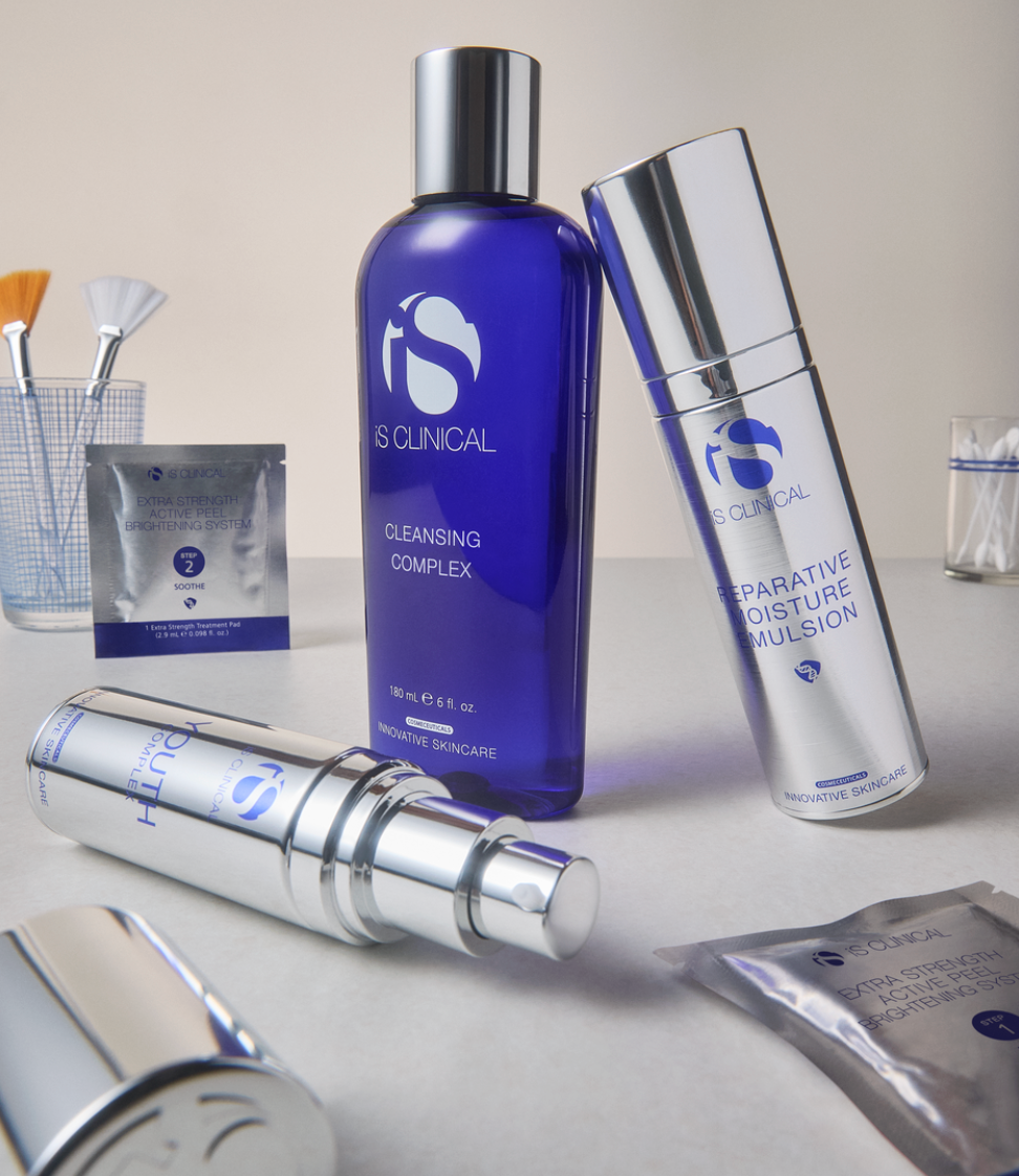 iS Clinical Cleansing Complex, Reparative Moisture Emulsion and Youth Complex